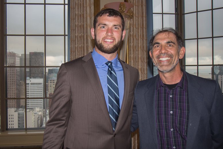 Andrew Luck and Bob